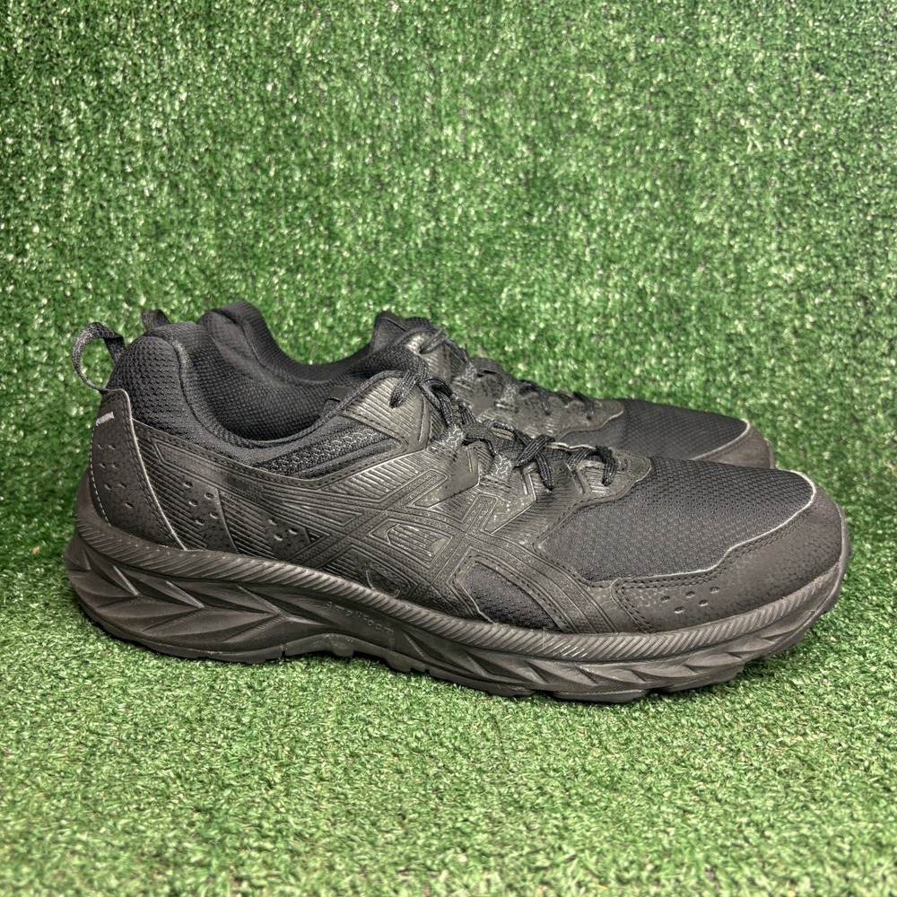 ASICS Gel Venture 9 Trail Running Athletic Gorpcore Sneaker Black Mens Size 12